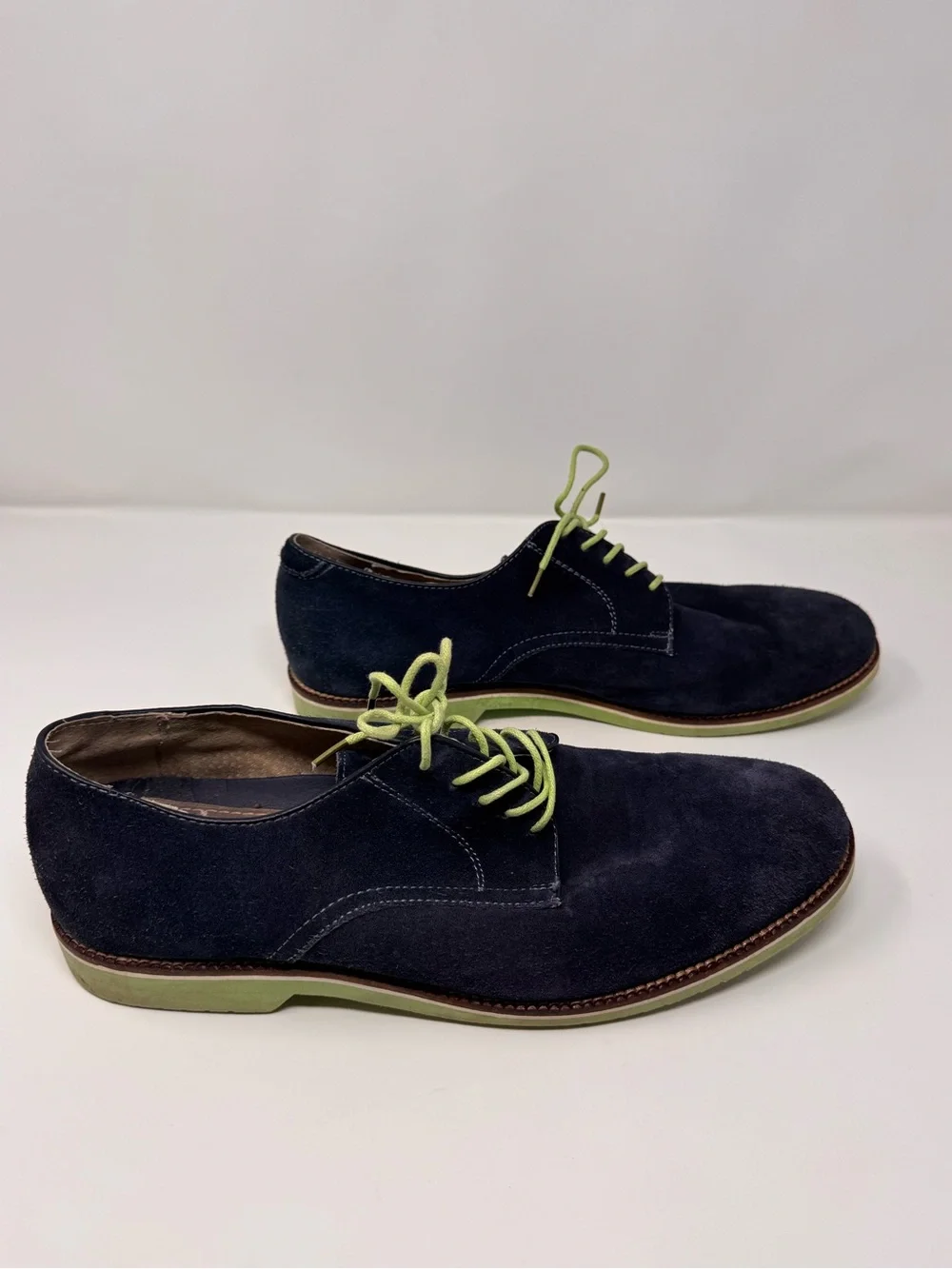 G.H Bass & Company Shoes, Buckingham, size 13, blue‎ leather, business casual